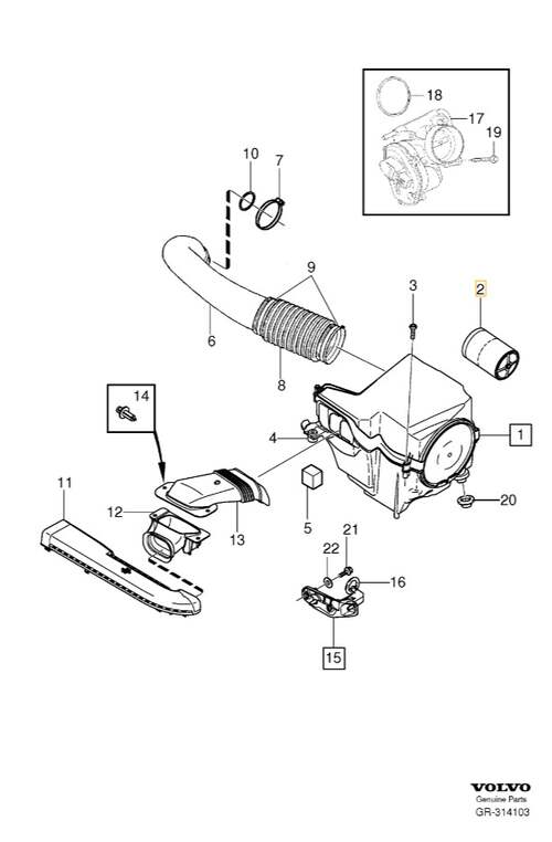 Volvo Original Luftfilter