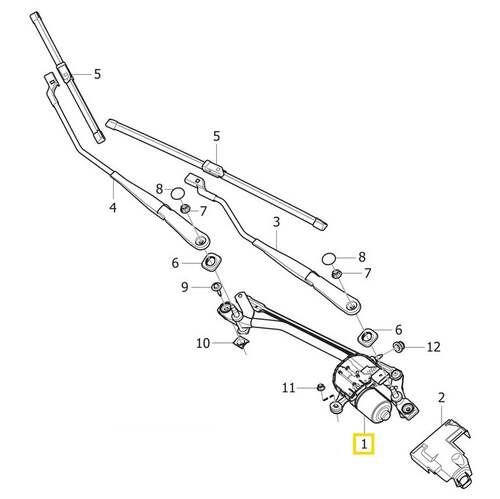 Volvo Original Torkarmotor