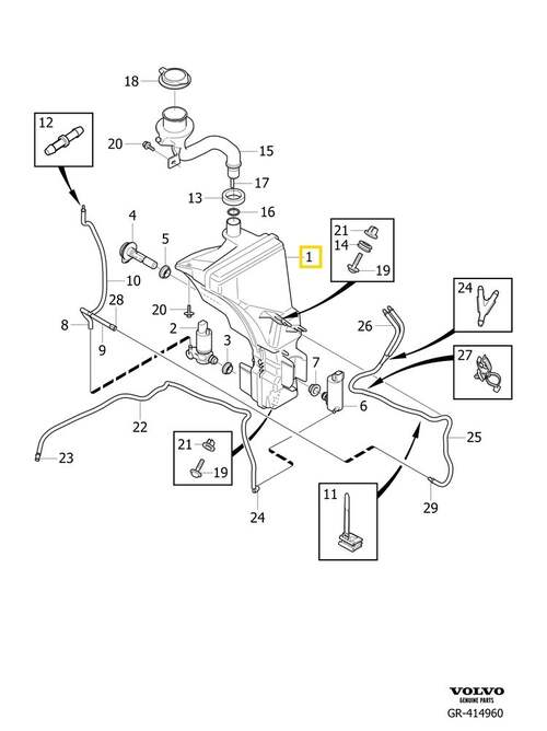 Volvo Original Vattenbehållare