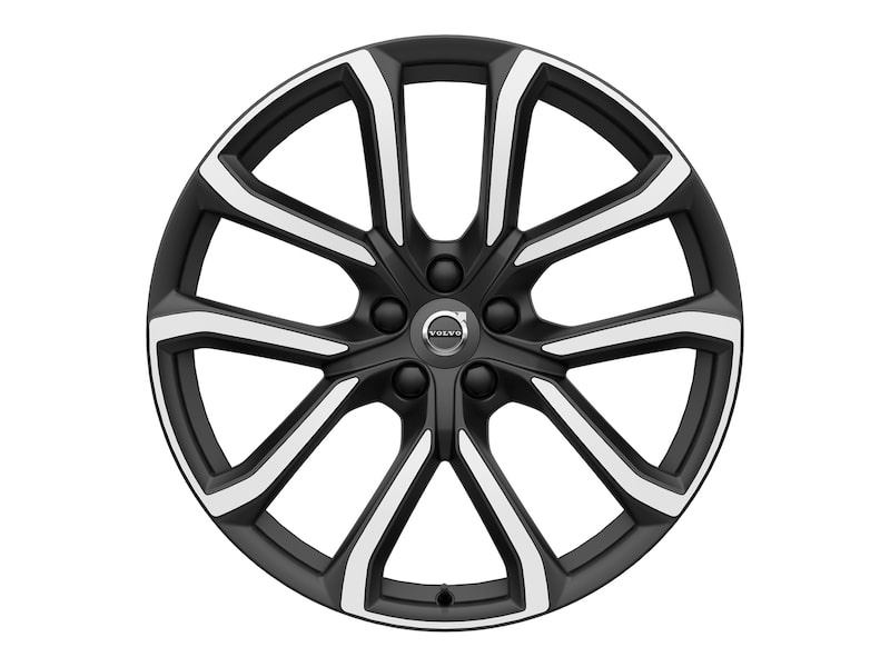 Volvo Original 20" 5-Double Spoke Matt Tech Black Diamond Cut