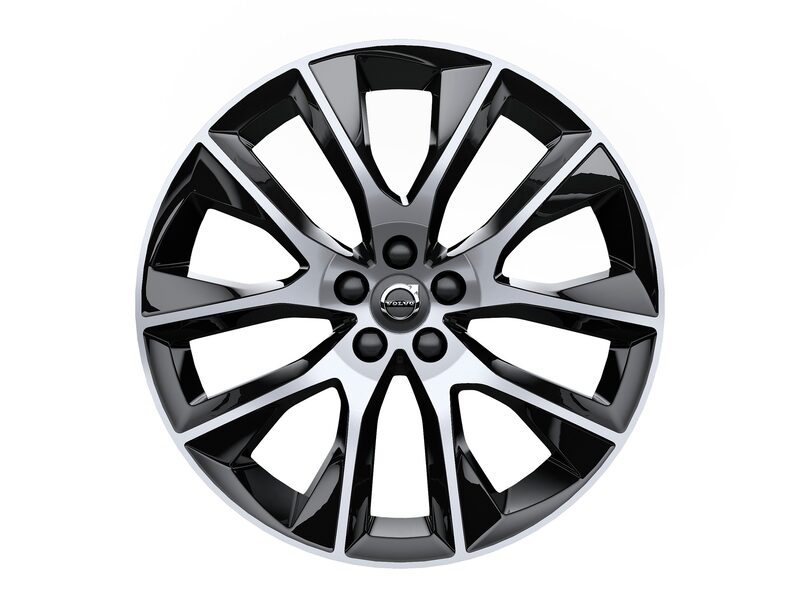 Volvo Original 20" 10-Spoke Black Diamond Cut