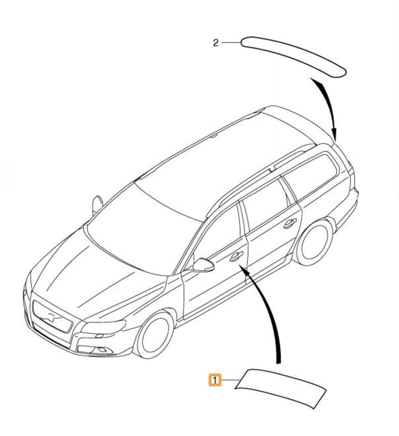 Volvo Original Slitagetejp