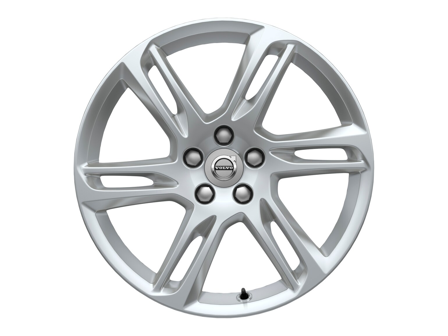 Volvo Original 18" 6-Double Spoke Sparkling Silver