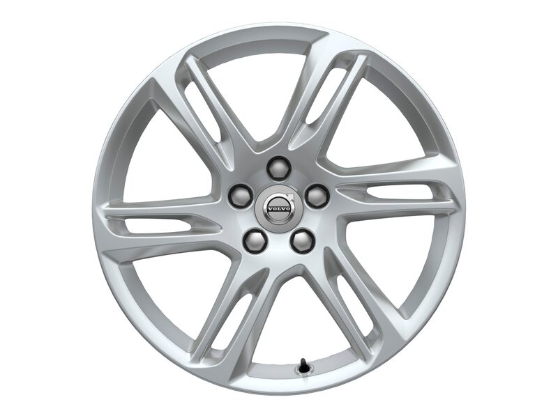 Volvo Original 18" 6-Double Spoke Sparkling Silver