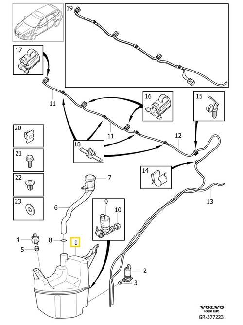 Volvo Original Vattenbehållare