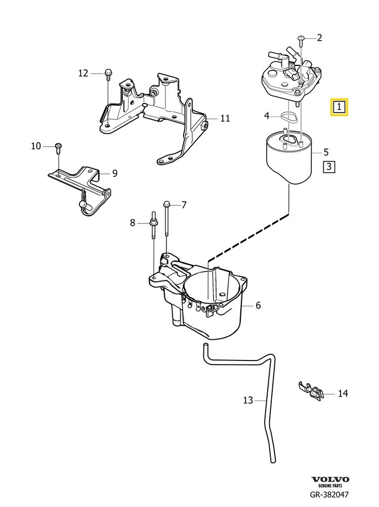 Volvo Original Br&#228;nslefilter
