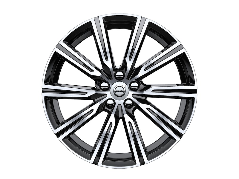 Volvo Original 19" 10-Spoke Black Diamond Cut