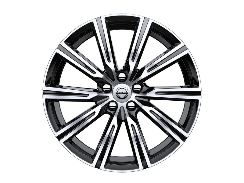 Volvo Original 19" 10-Spoke Black Diamond Cut