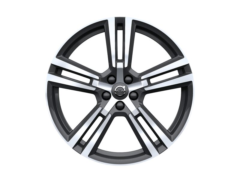 Volvo Original 20" 5-Double Spoke Tech Black Diamond Cut