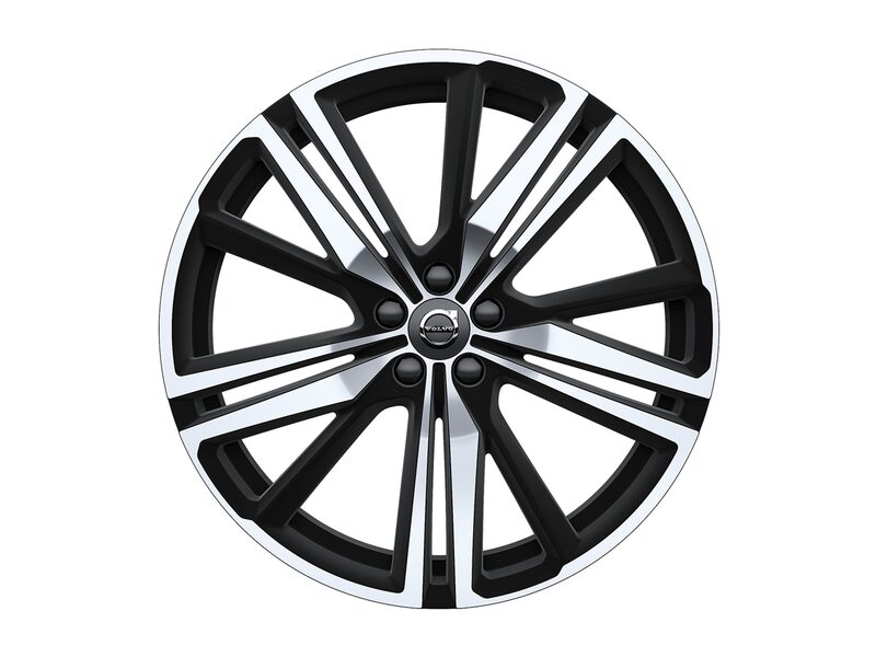 Volvo Original 21" 5-Triple Spoke Matt Black Diamond Cut