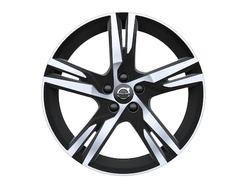 Volvo Original 19" 5-Double Spoke Matt Black Diamond Cut