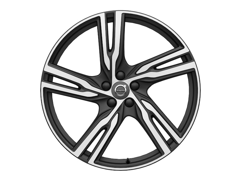 Volvo Original 21" 5-Double Spoke Matt Black Diamond Cut