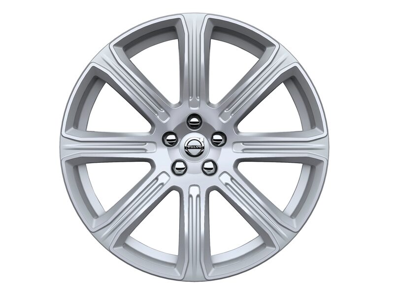 Volvo Original 21" 8-Spoke Silver Diamond Cut