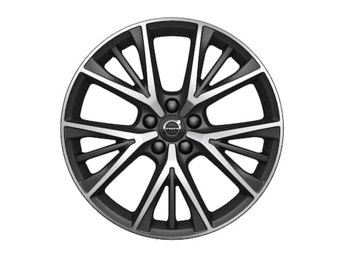 Volvo Original 19" 5-Triple Spoke Matt Tech Black Diamond Cut