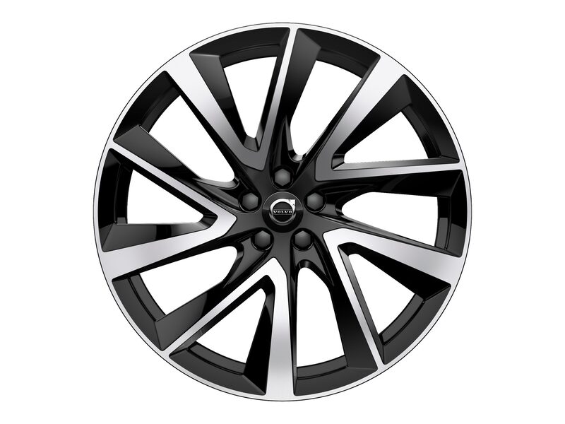 Volvo Original 21" 5-V Spoke Black Diamond Cut
