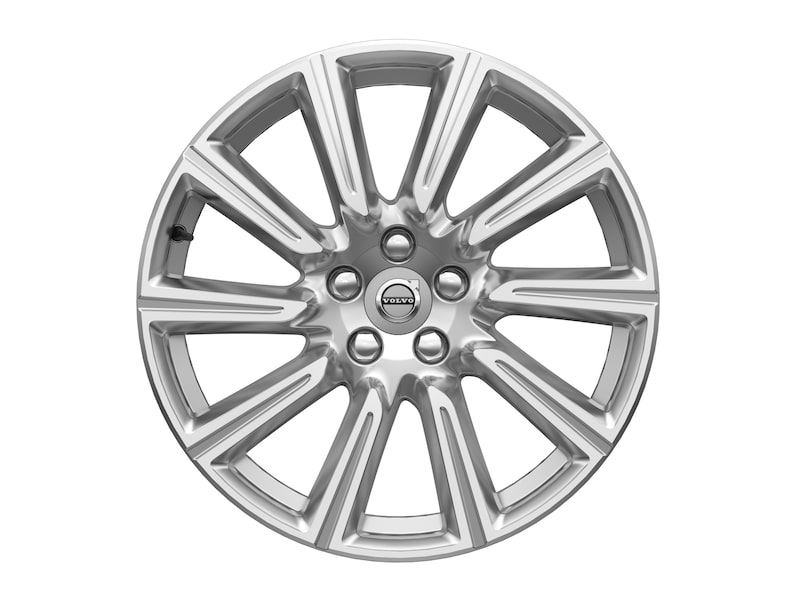 Volvo Original 18" 10-Spoke Silver Diamond Cut