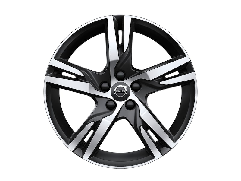 Volvo Original 18" 5-Double Spoke Matt Black Diamond Cut