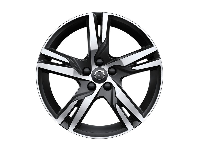 Volvo Original 18" 5-Double Spoke Matt Black Diamond Cut