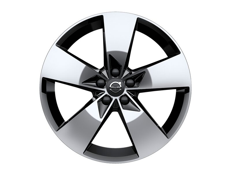 Volvo Original 19" 5-Spoke Black Diamond Cut