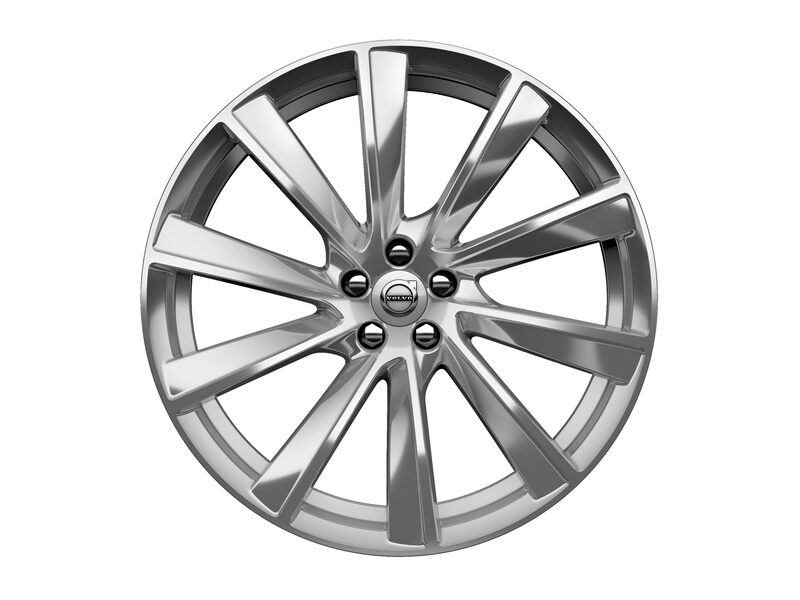 Volvo Original 21" 10-Spoke Turbine Polished