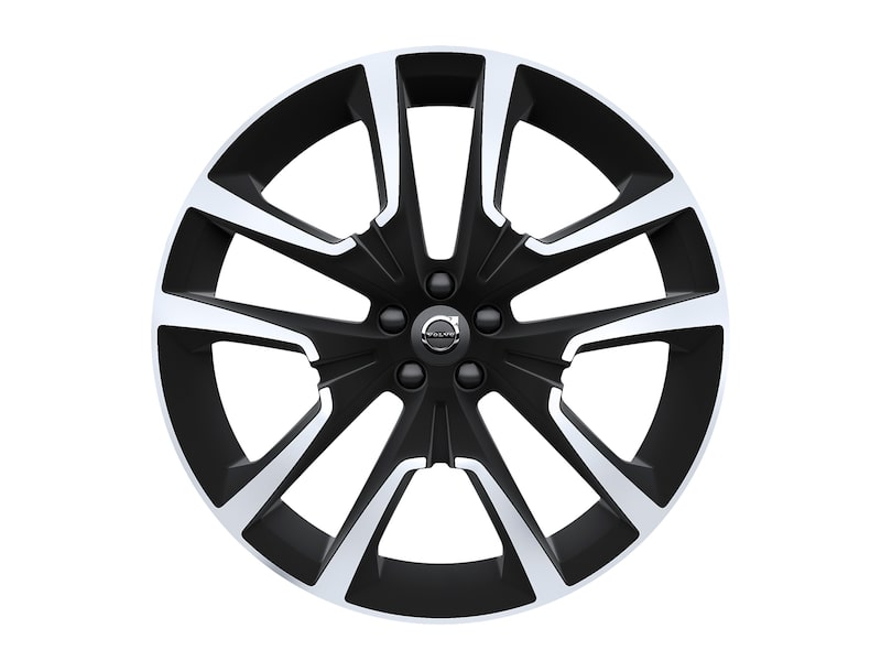 Volvo Original 22" 5-Double Spoke Matt Black Diamond Cut