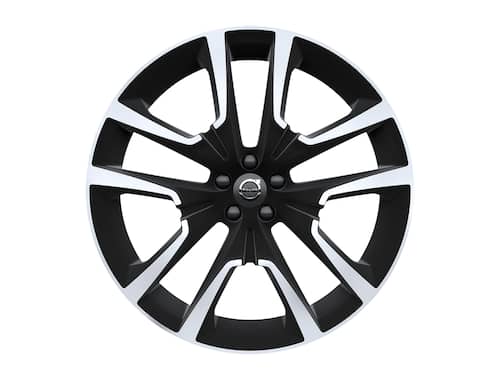 Volvo Original 22" 5-Double Spoke Matt Black Diamond Cut