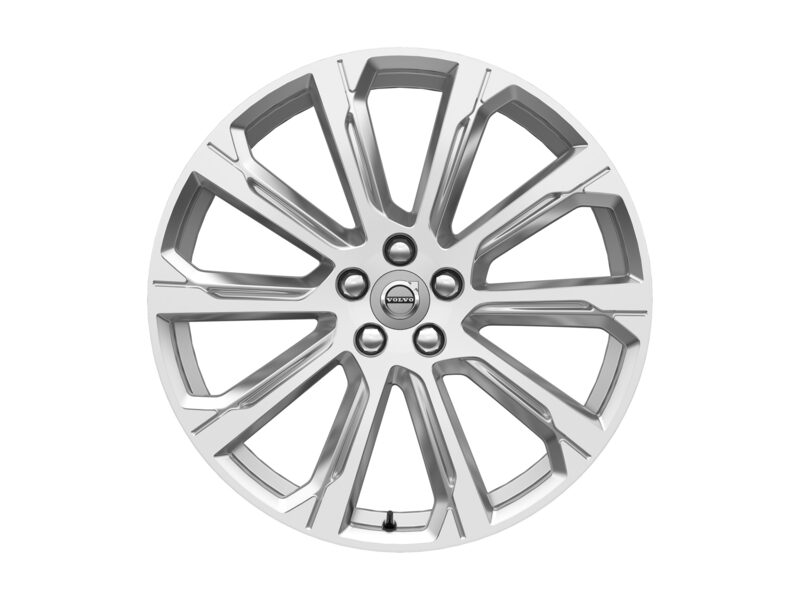Volvo Original 20" 10-Spoke Silver Diamond Cut