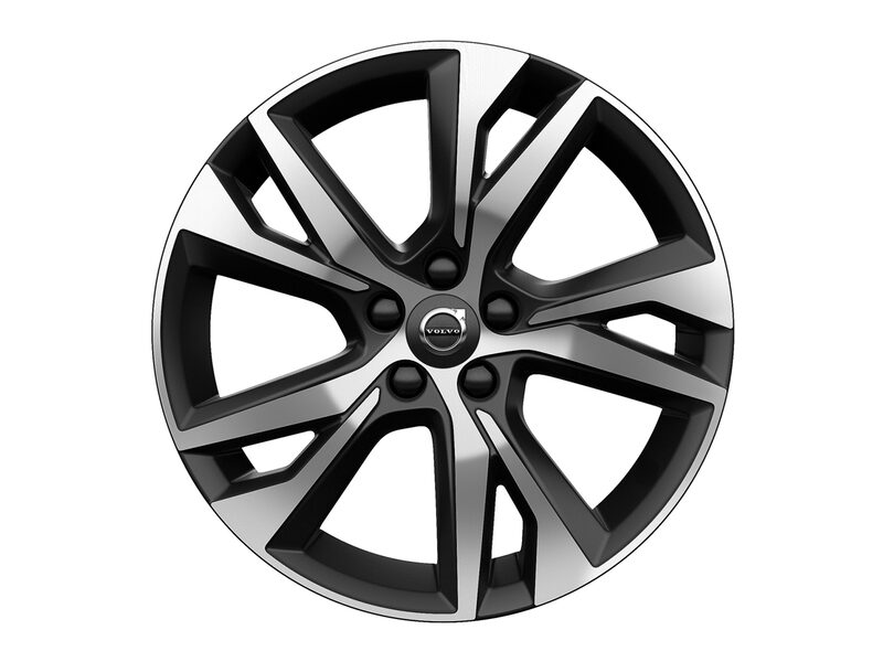 Volvo Original 18" 5-Double Spoke Matt Black Diamond Cut