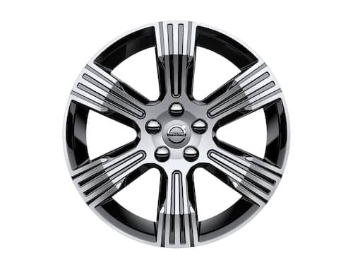 Volvo Original 18" 6-Spoke Black Diamond Cut