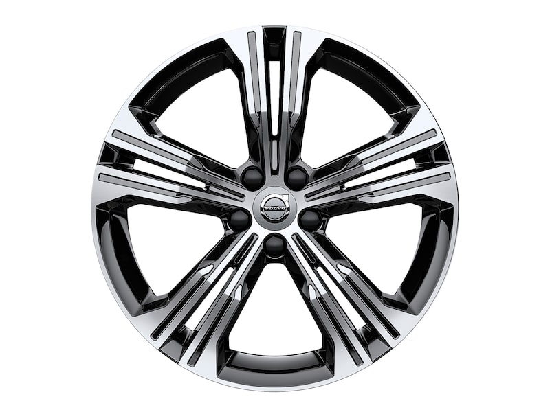 Volvo Original 19" 5-Double Spoke Black Diamond Cut