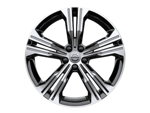 Volvo Original 19" 5-Double Spoke Black Diamond Cut