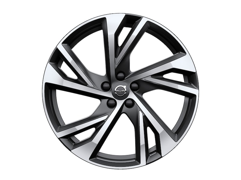 Volvo Original 20" 5-Double Spoke Matt Black Diamond Cut