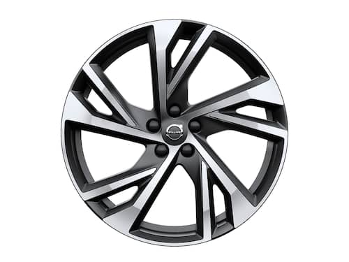 Volvo Original 20" 5-Double Spoke Matt Black Diamond Cut
