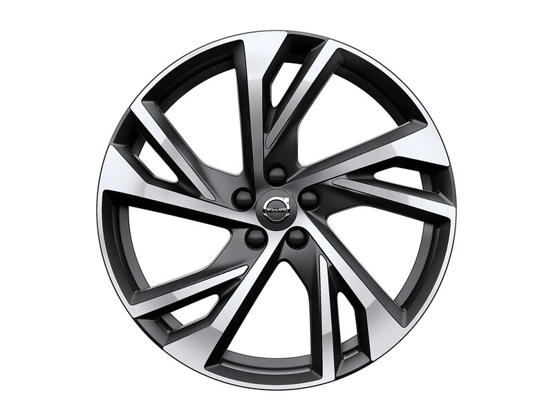 Volvo Original 20" 5-Double Spoke Matt Black Diamond Cut