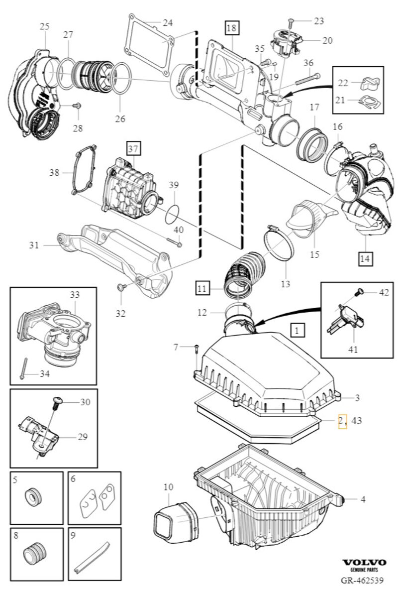 Volvo Original Luftfilter