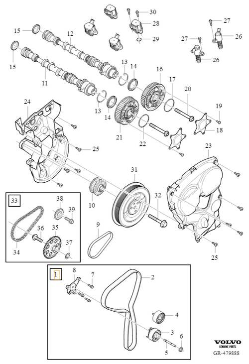Volvo Original Kamremssats