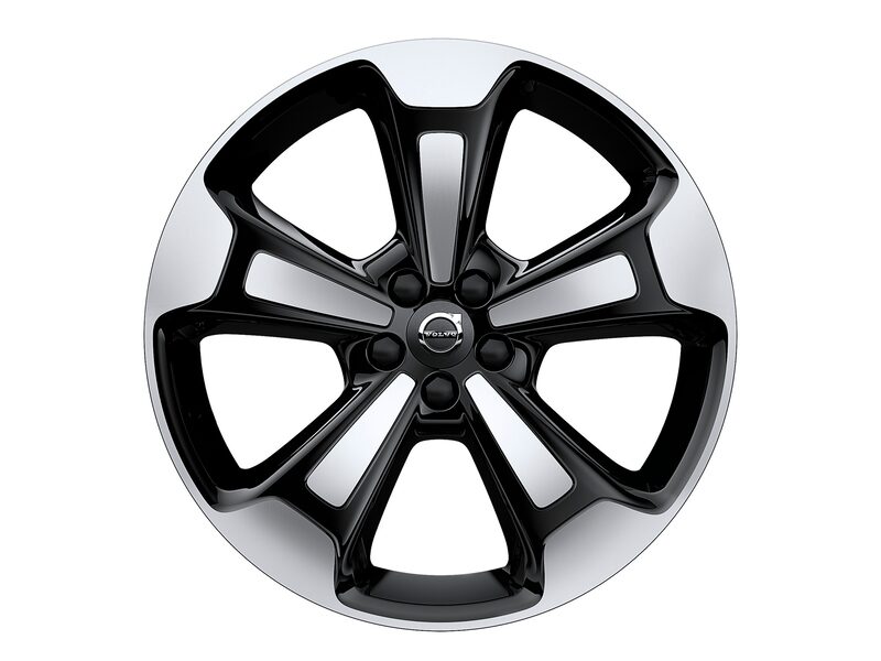 Volvo Original 20" 5-Spoke Black Diamond Cut