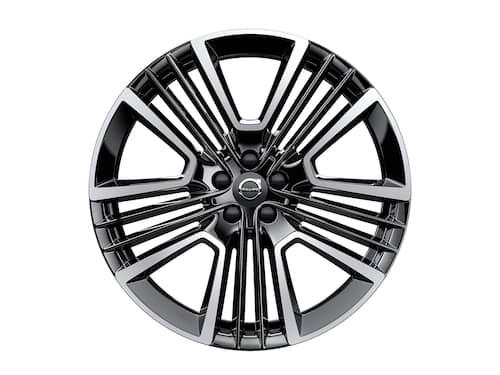 Volvo Original 21" 5-Triple Open Spoke Black Diamond Cut
