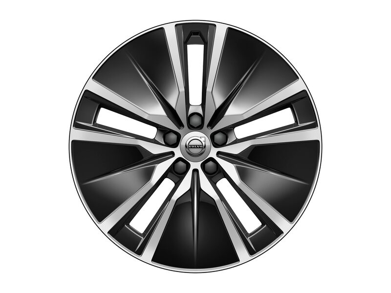 Volvo Original 19" 5-Double Spoke Black Diamond Cut
