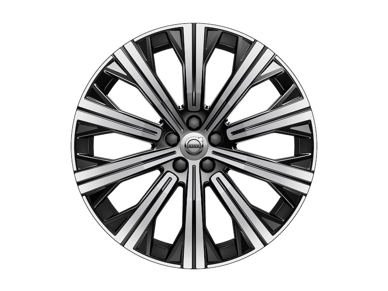 Volvo Original 20" 10-Spoke Black Diamond Cut