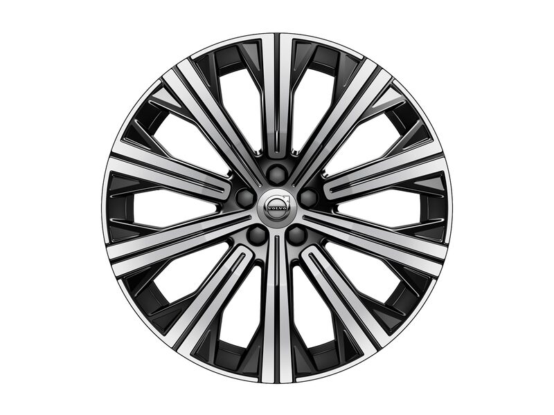 Volvo Original 20" 10-Spoke Black Diamond Cut