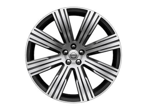 Volvo Original 21" 8-Multi Spoke Black Diamond Cut