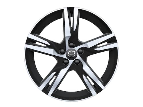 Volvo Original 19" 5-Double Spoke Matt Black Diamond Cut
