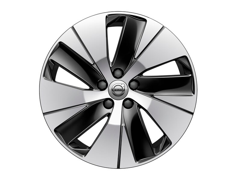 Volvo Original 18" 5-Spoke Black Diamond Cut