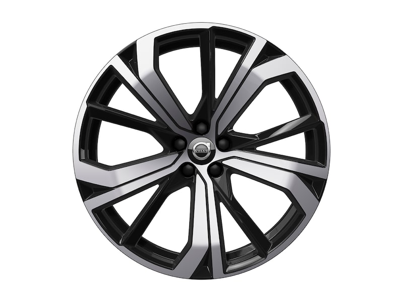 Volvo Original 21" 5-Double Spoke Black Diamond Cut