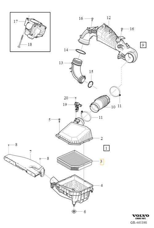 Volvo Original Luftfilter