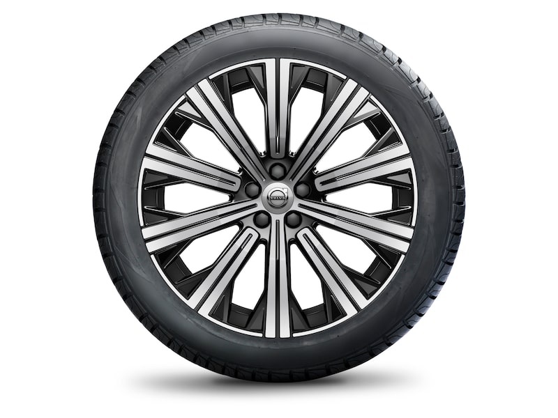 Volvo Original 20" 10-Spoke Black Diamond Cut