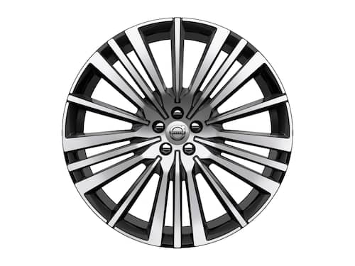 Volvo Original 22" 20-Spoke Black Diamond Cut