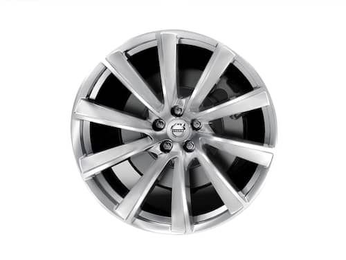 Volvo Original 21" 10-Spoke Turbine Tinted Silver Diamond Cut
