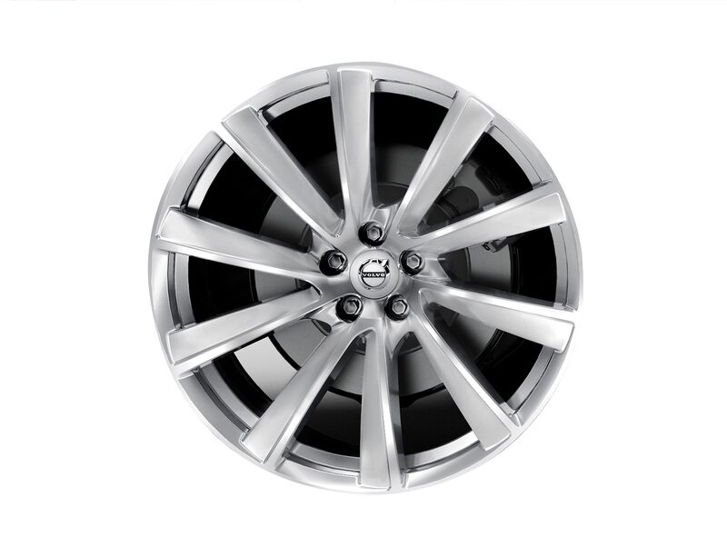Volvo Original 21" 10-Spoke Turbine Tinted Silver Diamond Cut